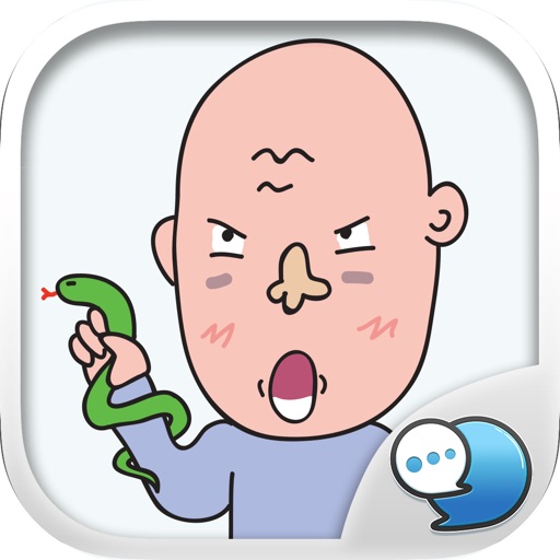 Uncle Seab Stickers & Emoji Keyboard By ChatStick iOS App