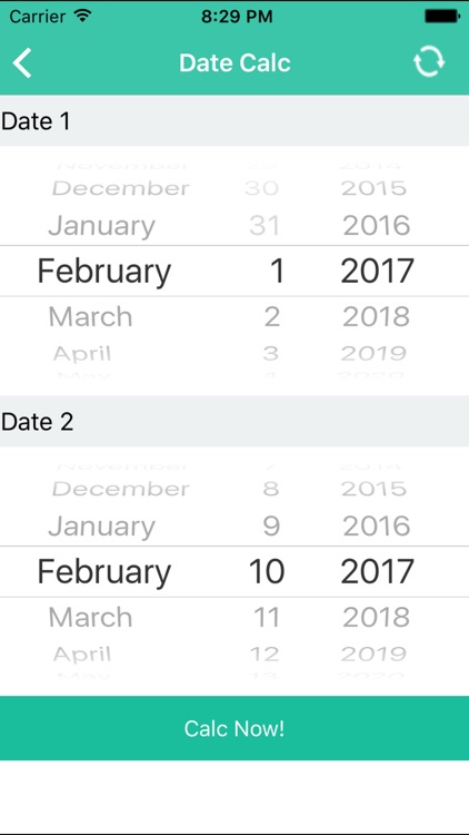 date to date time calc