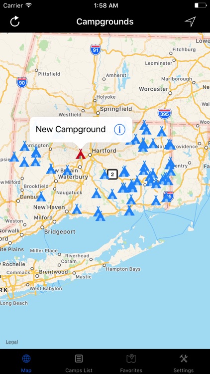 Connecticut – Campgrounds & RV Parks