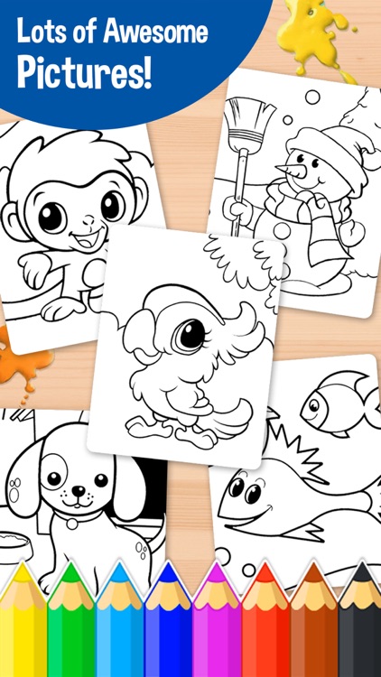 Coloring Book FREE: for Toddlers Kids Boys & Girls screenshot-3