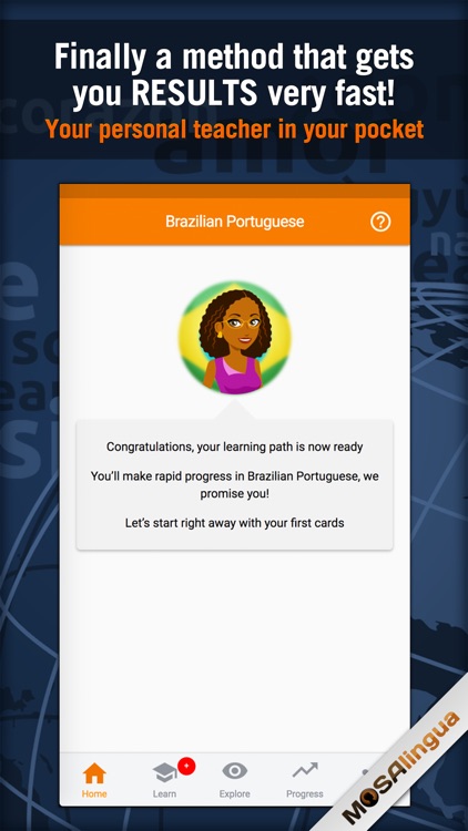 Learn Portuguese - MosaLingua screenshot-0