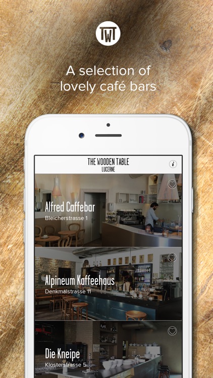 Lovely café bars in Lucerne – The Wooden Table