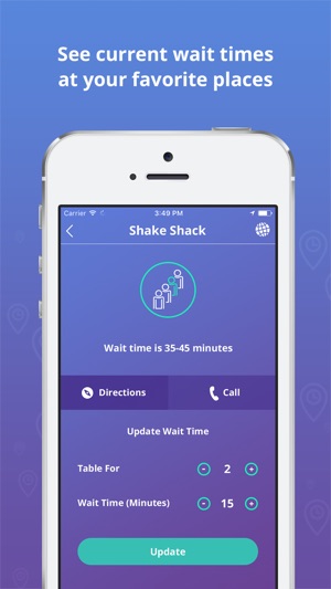 Wait Times for Restaurants and Bars - Waitly(圖1)-速報App