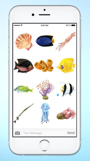 Aquarium Visit Fish and Sea Life Sticker Pack(圖5)-速報App