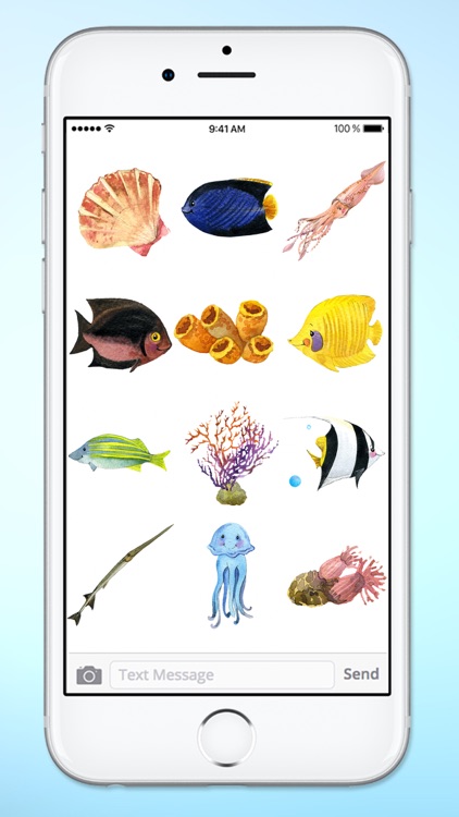 Aquarium Visit Fish and Sea Life Sticker Pack screenshot-4