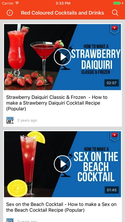 Drinks & Cocktail Recipes: Food recipes & cookbook screenshot-3