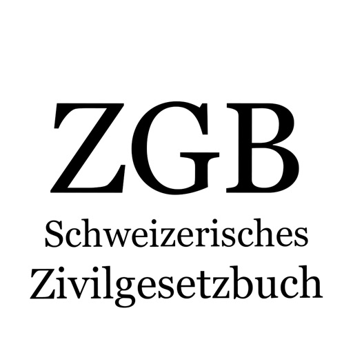 ZGB - Schweizerisches Zivilgesetzbuch