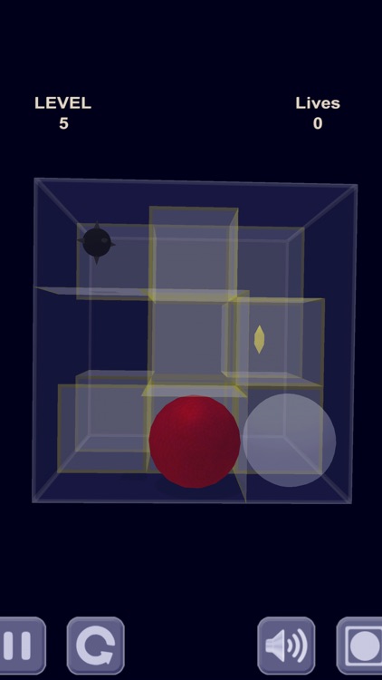 Red ball & Glass maze