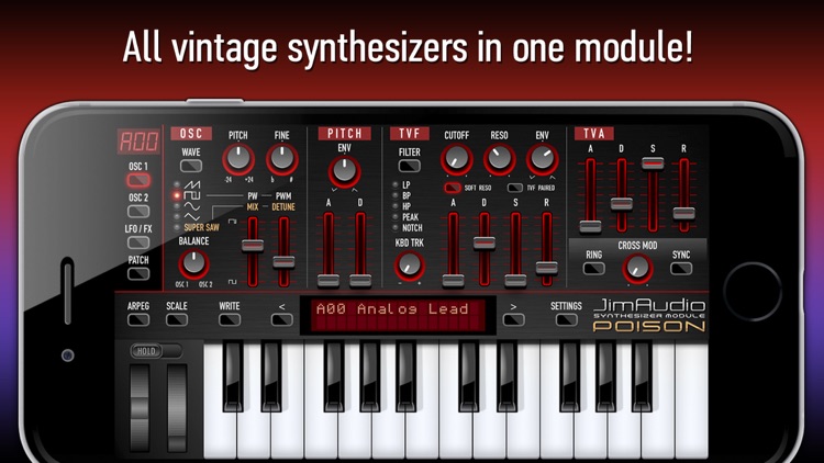Poison-202 Vintage MIDI Synthesizer