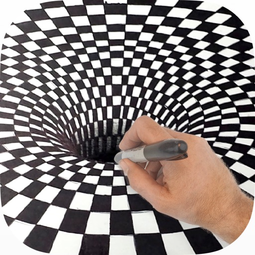 Learn to Draw 3D illusions icon