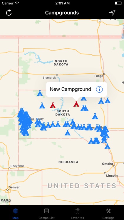 South Dakota – Campgrounds & RV Parks