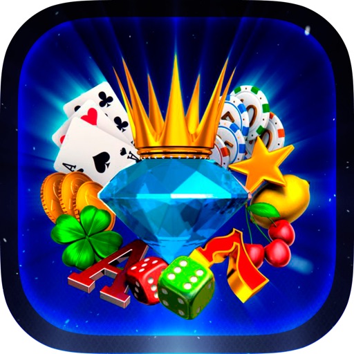 Advanced Casino Classic Diamond Slots Game Icon