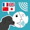 This application aims learning the names of 8 commun animals in several languages