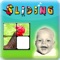 "Sliding Kids" is a puzzle game consisting of teasing or sliding plates in a frame