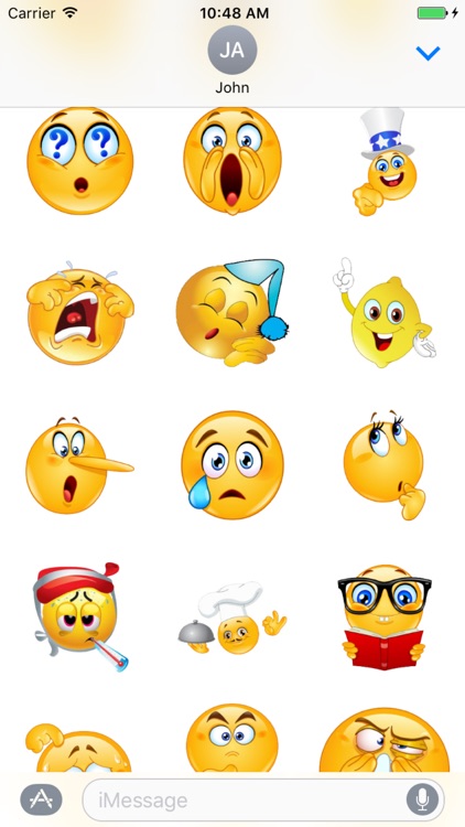 Emoticons Sticker Box