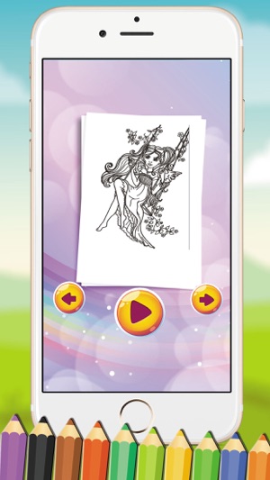 Angels Game Fairy Tale Coloring Book(圖5)-速報App