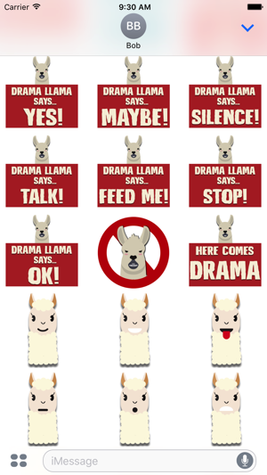 Drama Llama Stickers & Emojis(圖4)-速報App