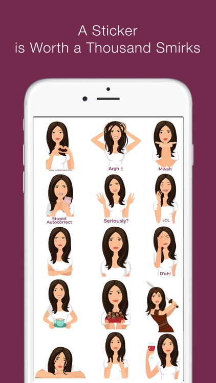 T’elle-Donna: Chic stickers for women & girl talk