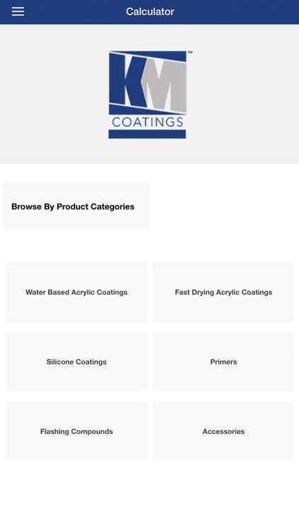KM Coatings Calculator