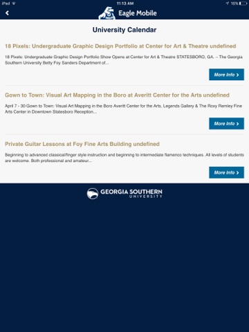 Georgia Southern Eagle Mobile screenshot 4