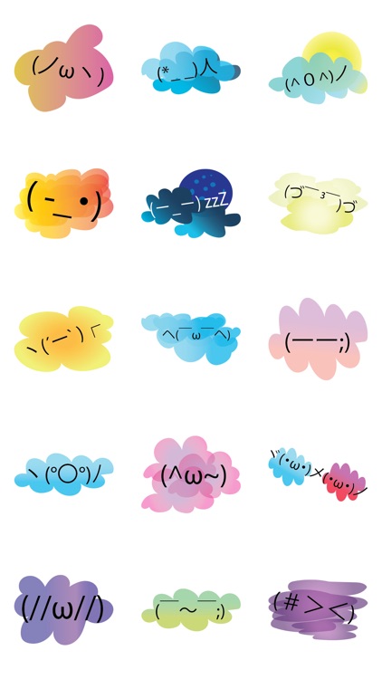Cloud Kaomoji