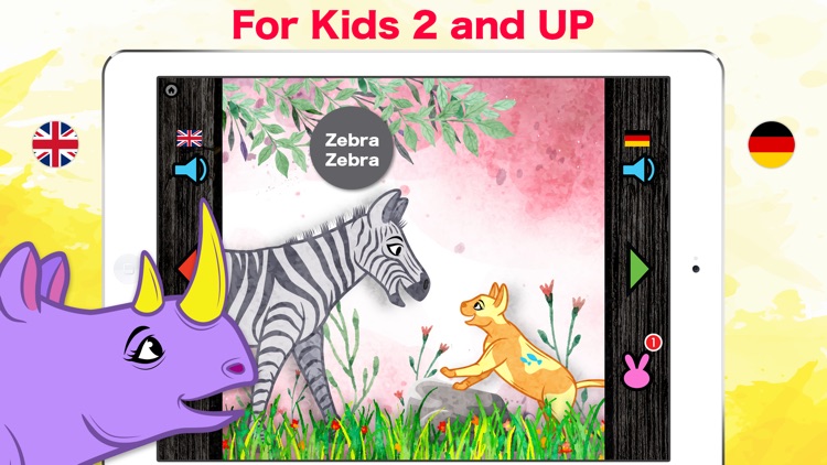 Learn German & English - Toddler & Kids Animals screenshot-3