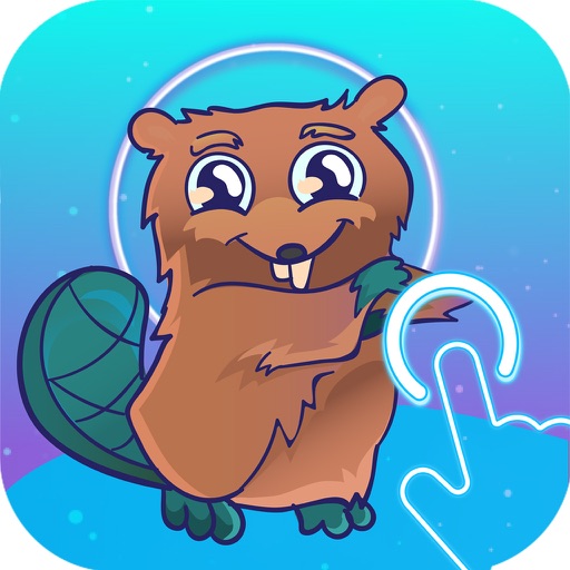 Space Beaver: Fast reaction game with gesture Icon