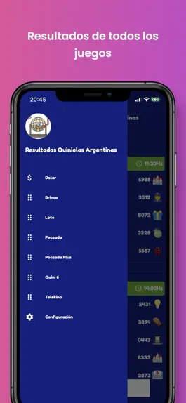 Game screenshot Quinielas Argentinas apk