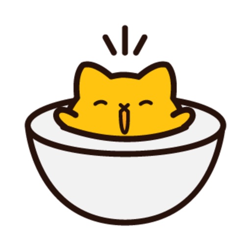 Cat Egg Ori stickers by Domz Agsaway