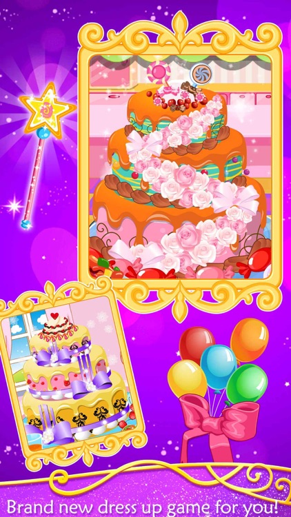 Dream Wedding Cake - Decoration Salon Girl Games screenshot-3