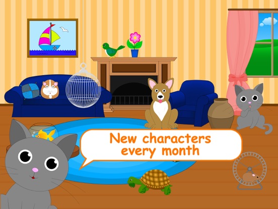 Игра для детей и малышей про животных еду и машины screenshot 2