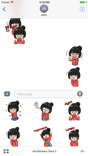 KinuStickers Pack3(圖2)-速報App