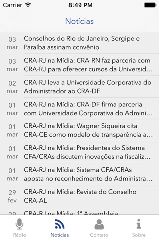 Web Rádio CRA-RJ screenshot 2