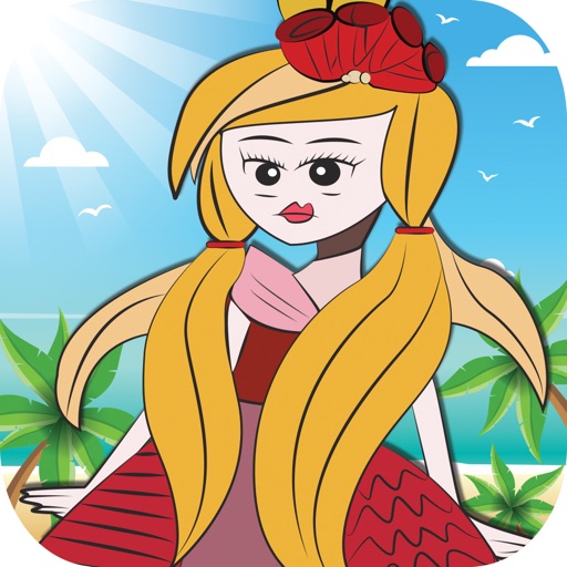 Princess Coloring Book Girls For Kids Icon