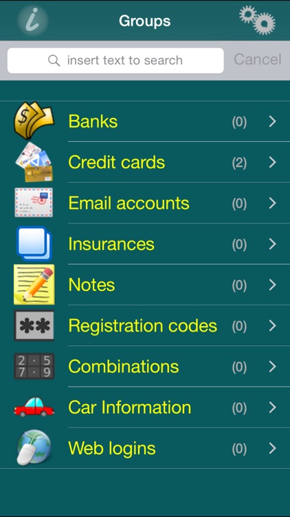 iDataSafe - password manager.