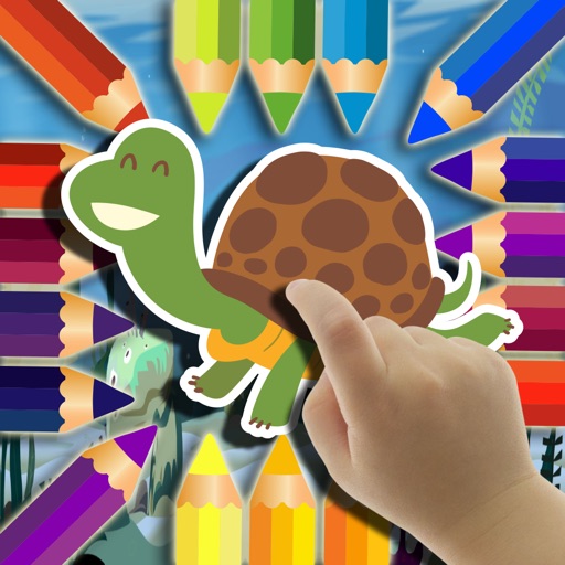 Adventure wonder Turtle Coloring Book Games