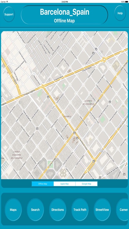 Barcelona Spain Offline Map Navigation GUIDE
