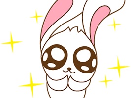 Hi I'm Red the rabbit and I'm just so overjoyed that you would want to adopt little oh me