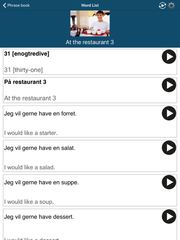 Learn Danish - 50 Languages screenshot 4