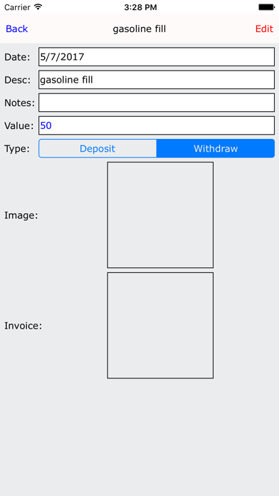 Spend Wallet Budget Lite screenshot 4