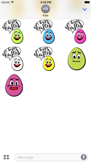 Happy Easter Calligraphy Stickers(圖3)-速報App