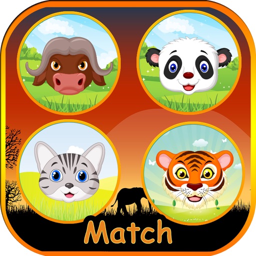 Kids Animals Matching Game