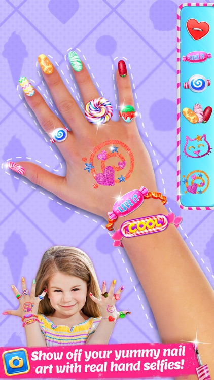 Candy Nail Art - Sweet Spa Fashion Game