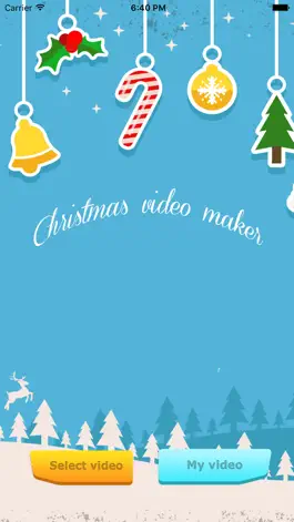 Game screenshot Christmas Video Editor - ( Special Effect) mod apk