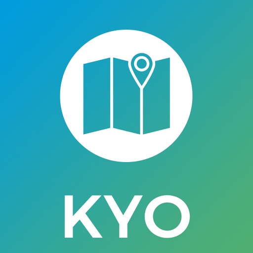 Kyoto city maps icon