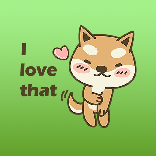 Shiba The Cute Butt Stickers iOS App