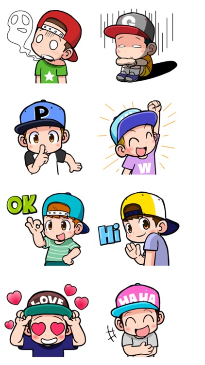 Cute Boys Stickers screenshot-3