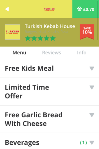 Turkish Kebab House screenshot 4