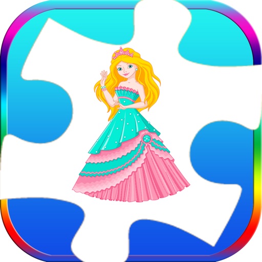 Pretty Princess Jigsaw Puzzle for Kids Icon