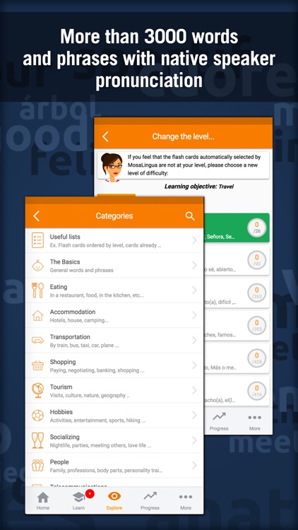 Learn to Speak Spanish Quickly With MosaLingua screenshot-3
